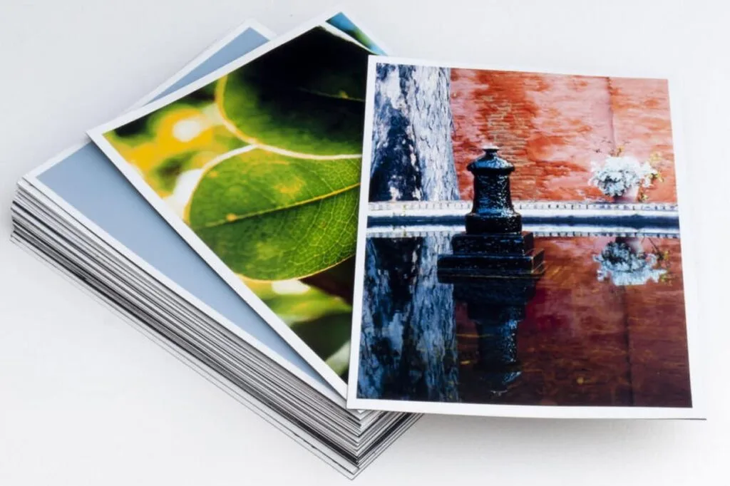 Pile de tirage photo au format 10x15cm