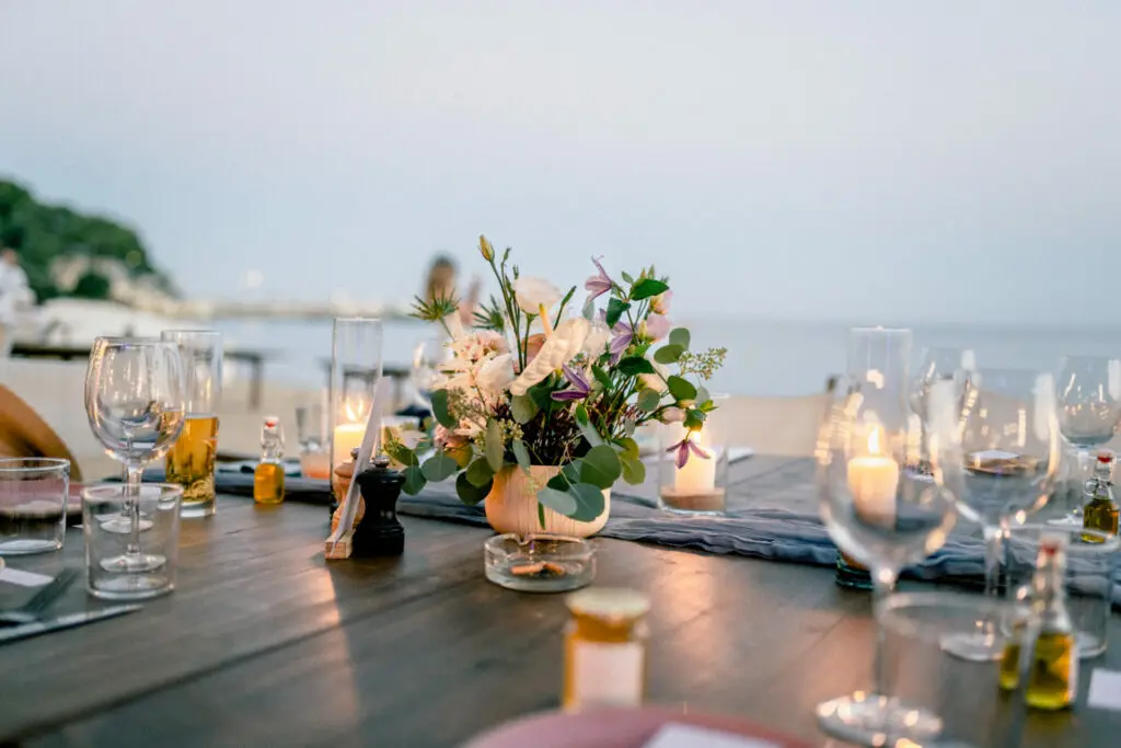 fleur table mariage