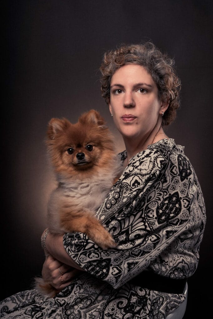 Séance studio pour chien