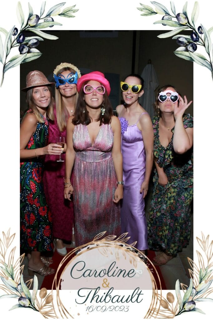 Exemple d'un tirage miroir photobooth pour un mariage